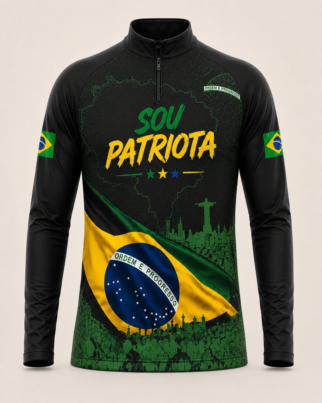 Camisa Sou Patriota manga longa