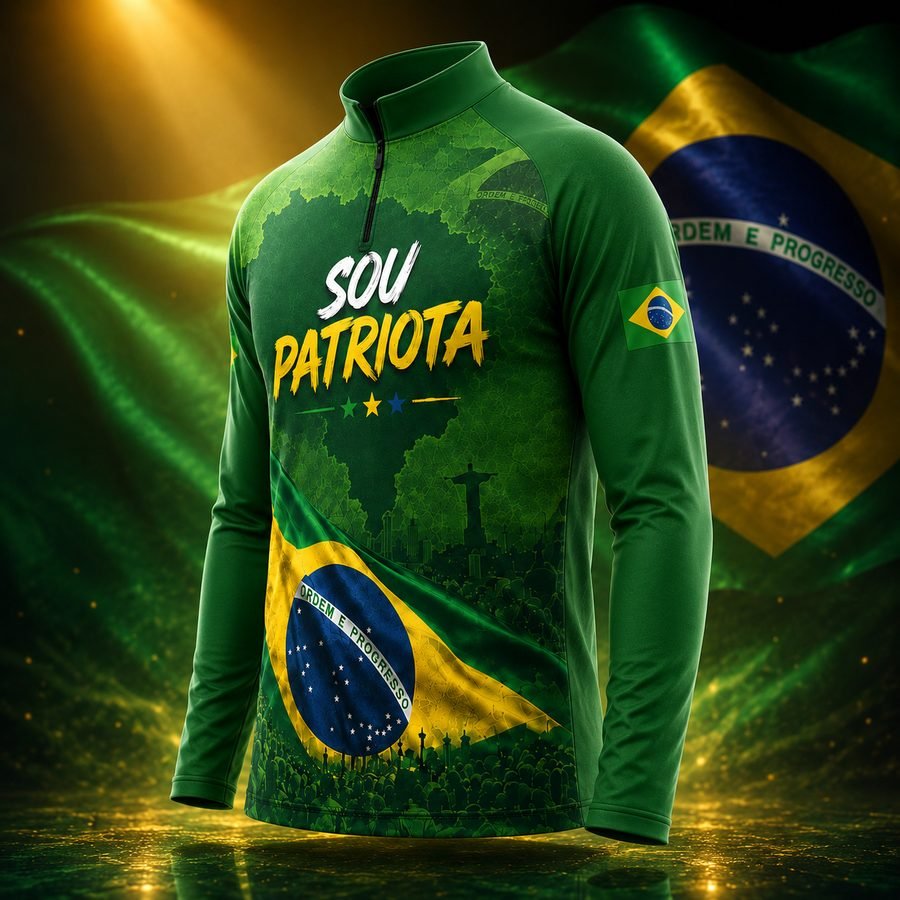 Detalhe da Camisa Sou Patriota